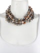 Barrera Bead Multistrand Collar Necklace