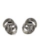 Barrera Chain Twisted Clip-On Earrings