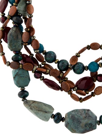 Barrera Stone Multistrand Necklace