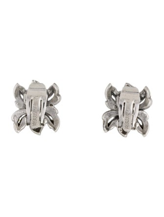 Barrera Clip-On Crystal Earrings