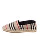 Burberry Striped Espadrilles