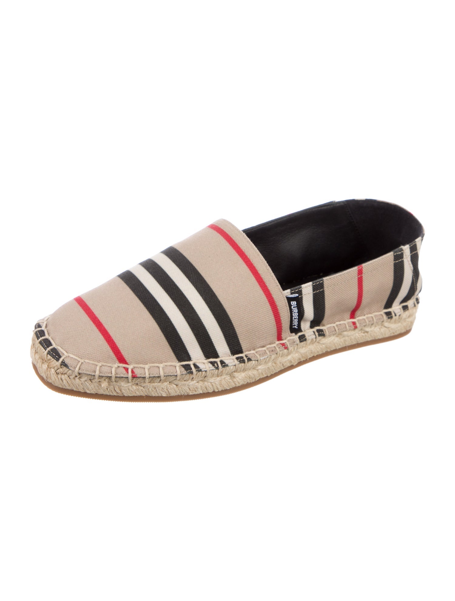 Burberry Striped Espadrilles