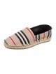 Burberry Striped Espadrilles