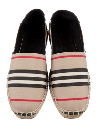 Burberry Striped Espadrilles