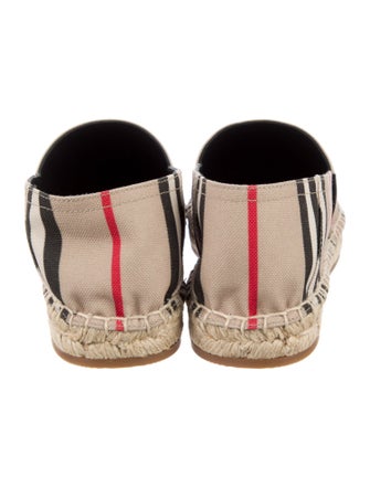 Burberry Striped Espadrilles