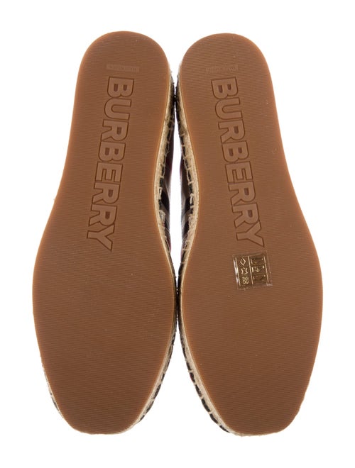 Burberry Striped Espadrilles