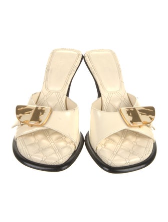 Barrera Leather Printed Slides