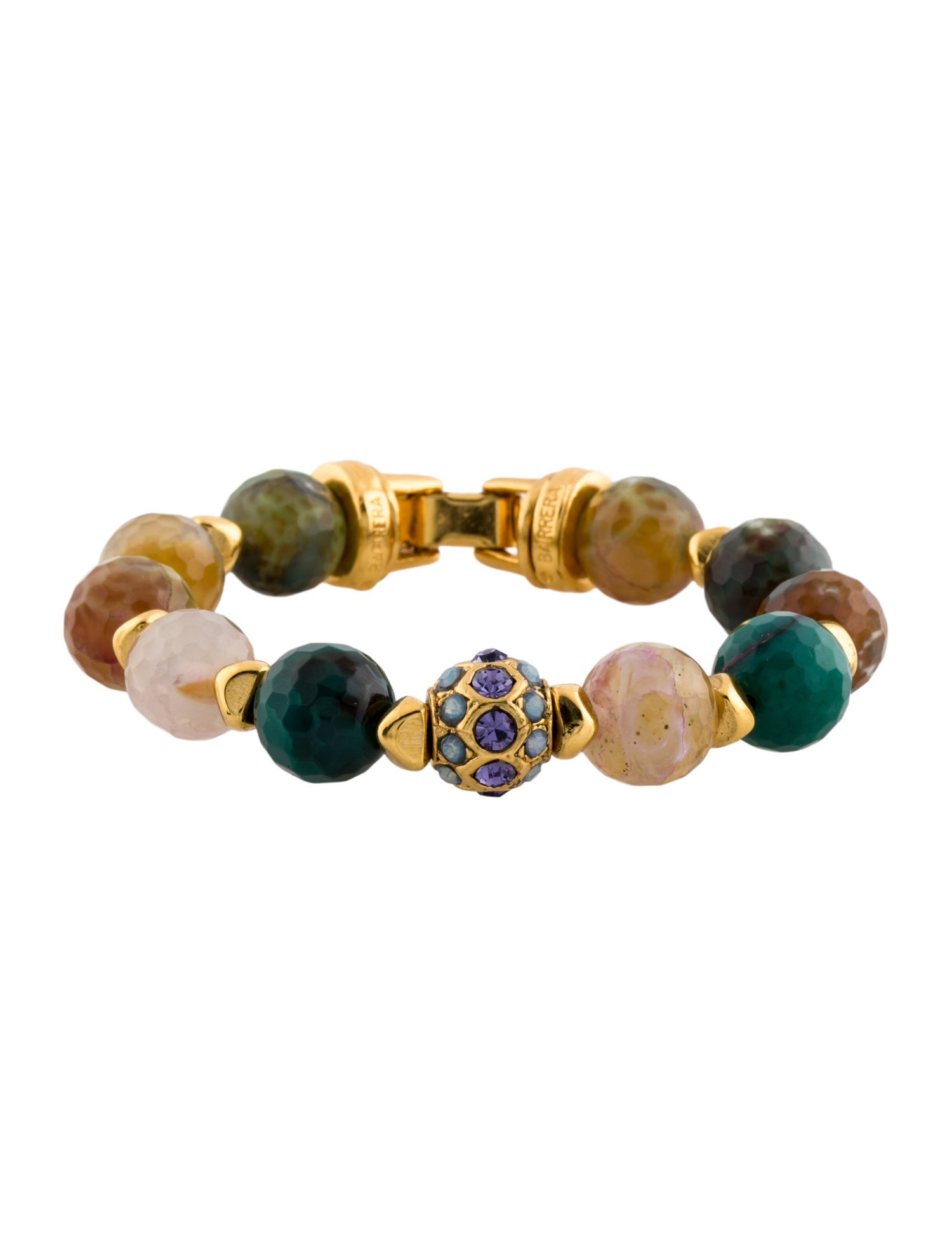 Barrera Multistone Crystal Bead Bracelet