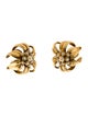 Barrera Faux Pearl Leaf Clip-On Earrings