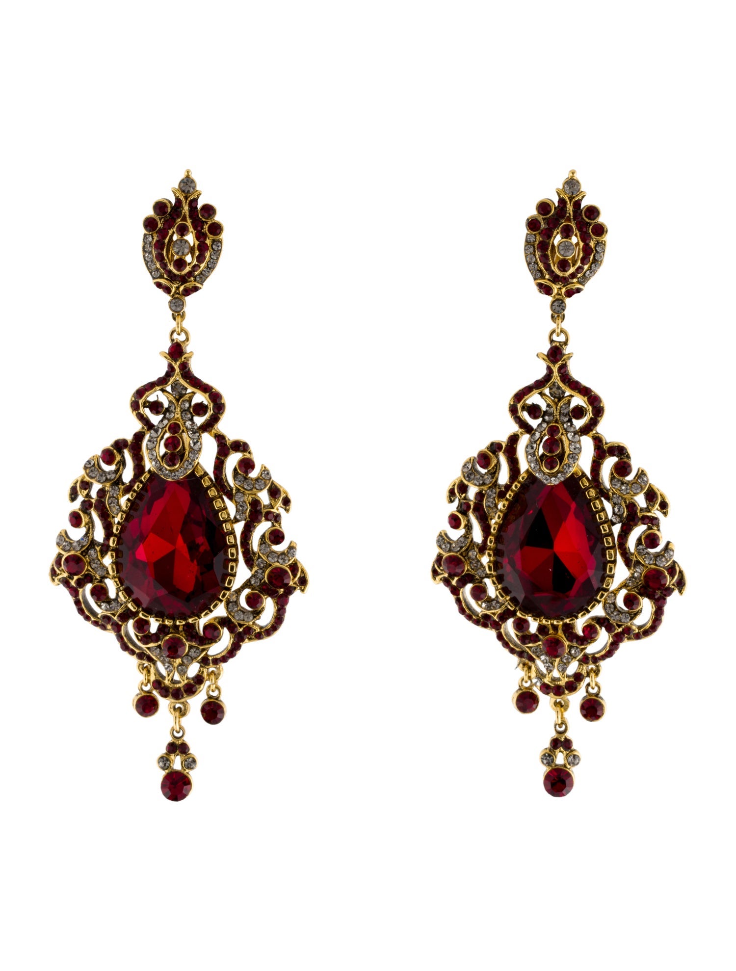 Barrera Crystal Clip-On Earrings