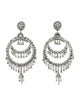 Barrera Crystal Clip On Drop Earrings
