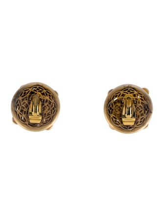 Barrera Faux Pearl & Crystal Clip-On Earrings