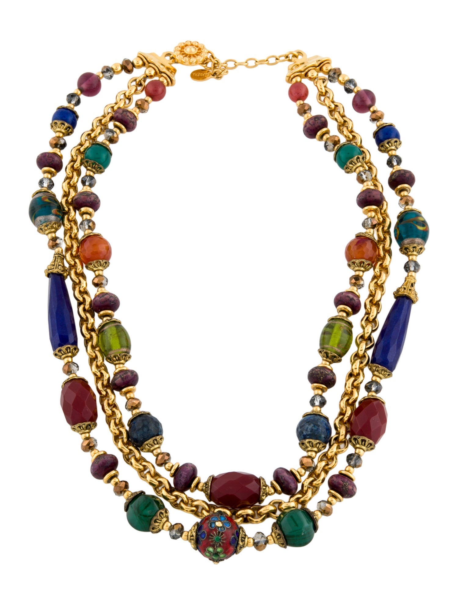 Barrera Beaded Multistrand Necklace