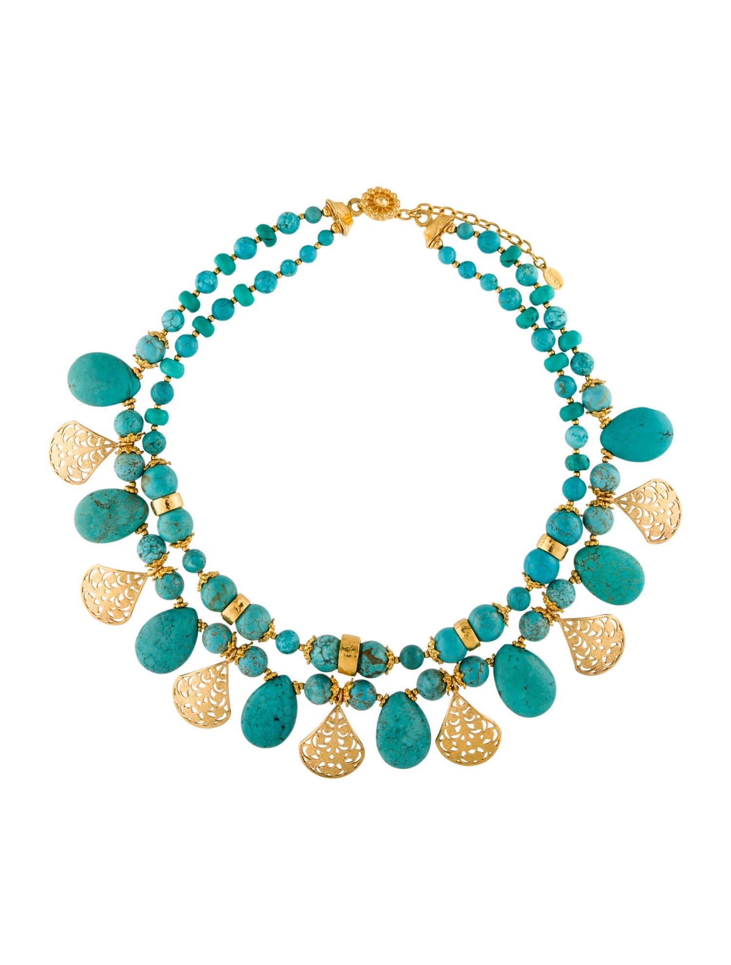 Barrera Bead Double Strand Necklace