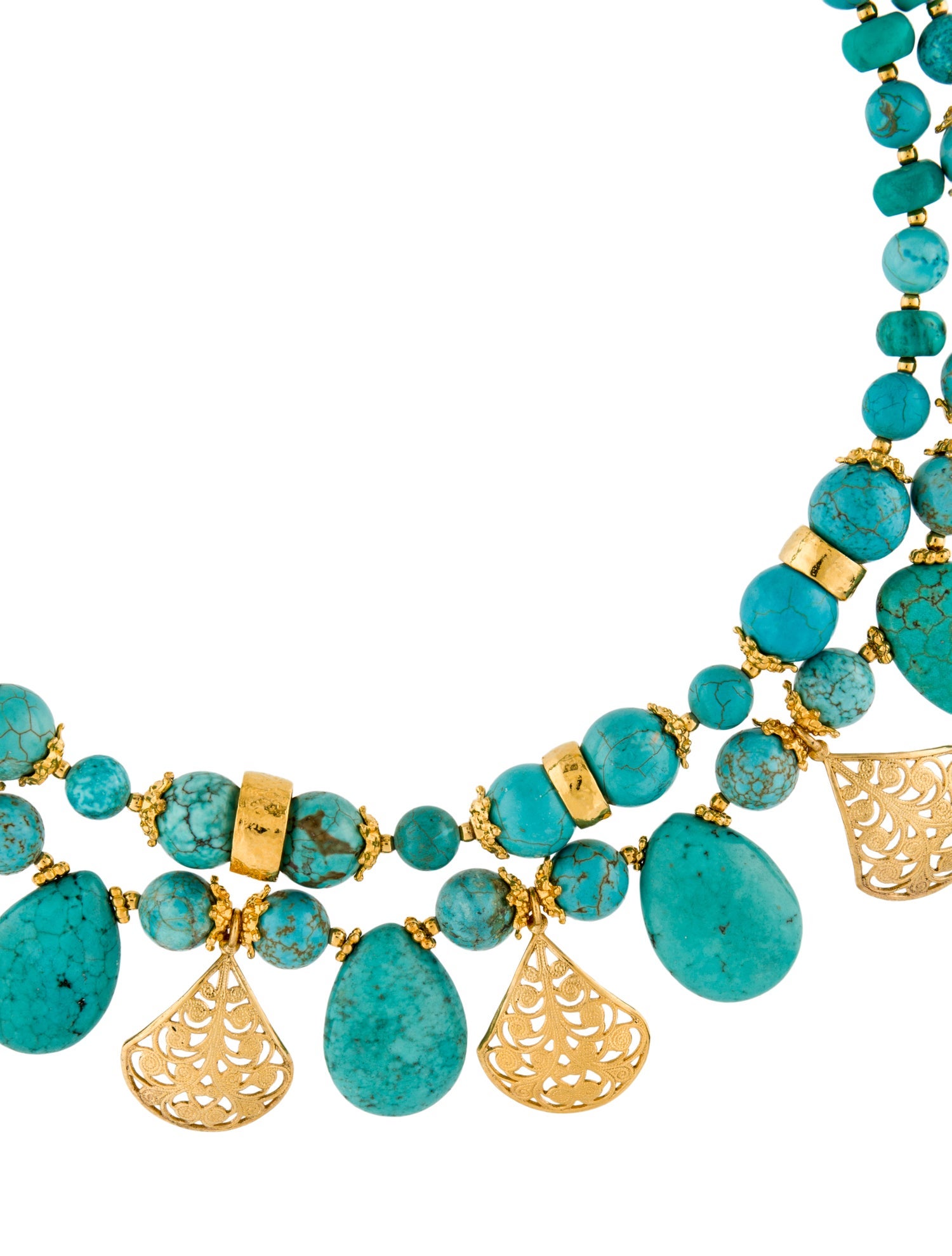 Barrera Bead Double Strand Necklace