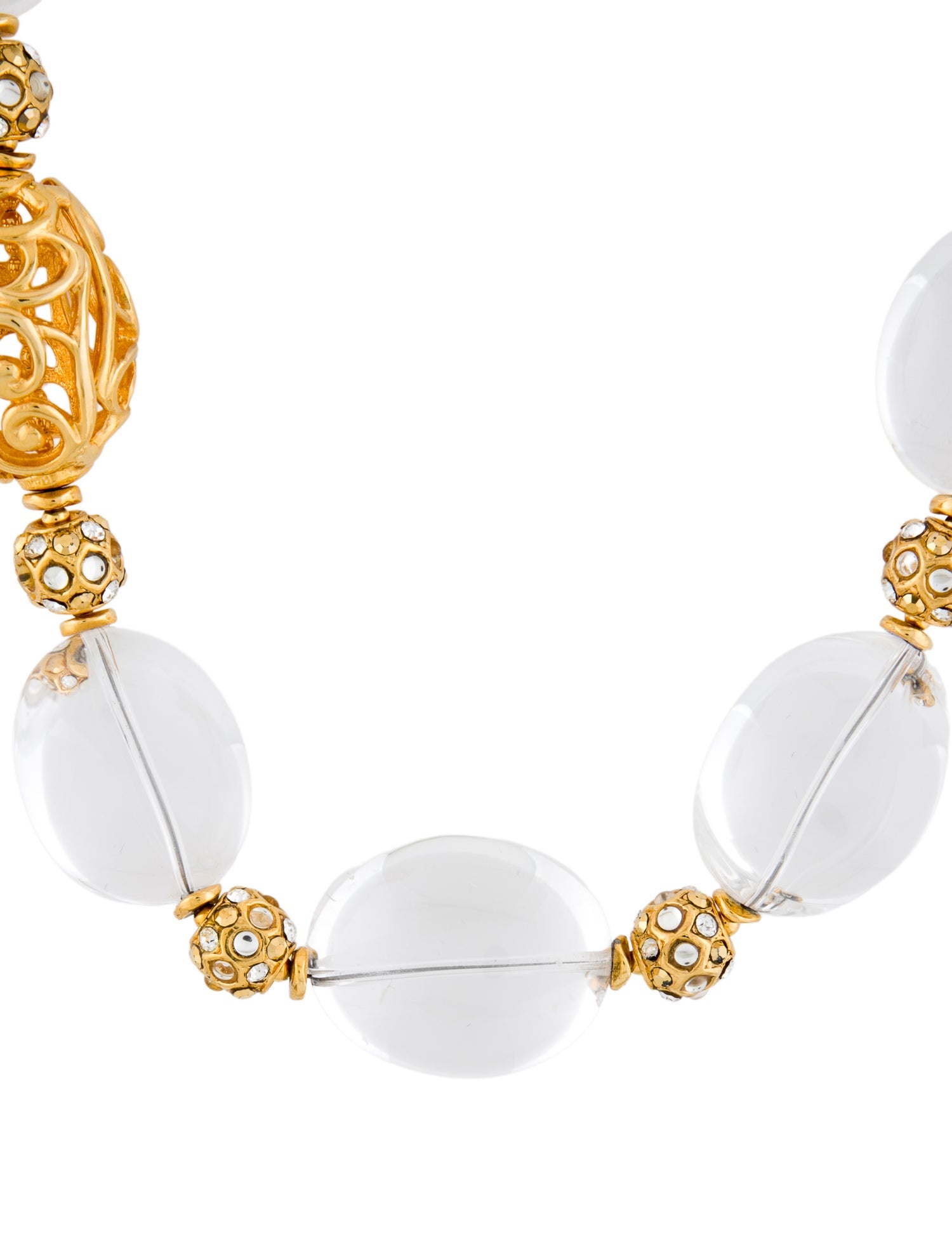 Barrera Crystal Station Necklace