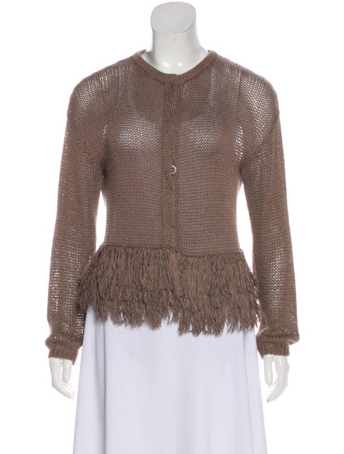 Brunello Cucinelli Crochet Knit Cardigan