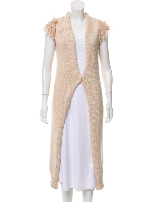 Brunello Cucinelli Sleeveless Longline Cardigan Be