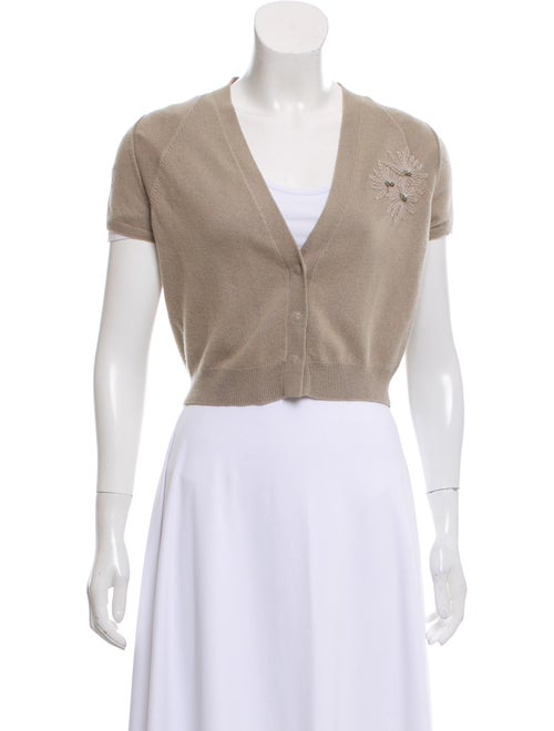 Brunello Cucinelli Short Sleeve Cashmere Cardigan