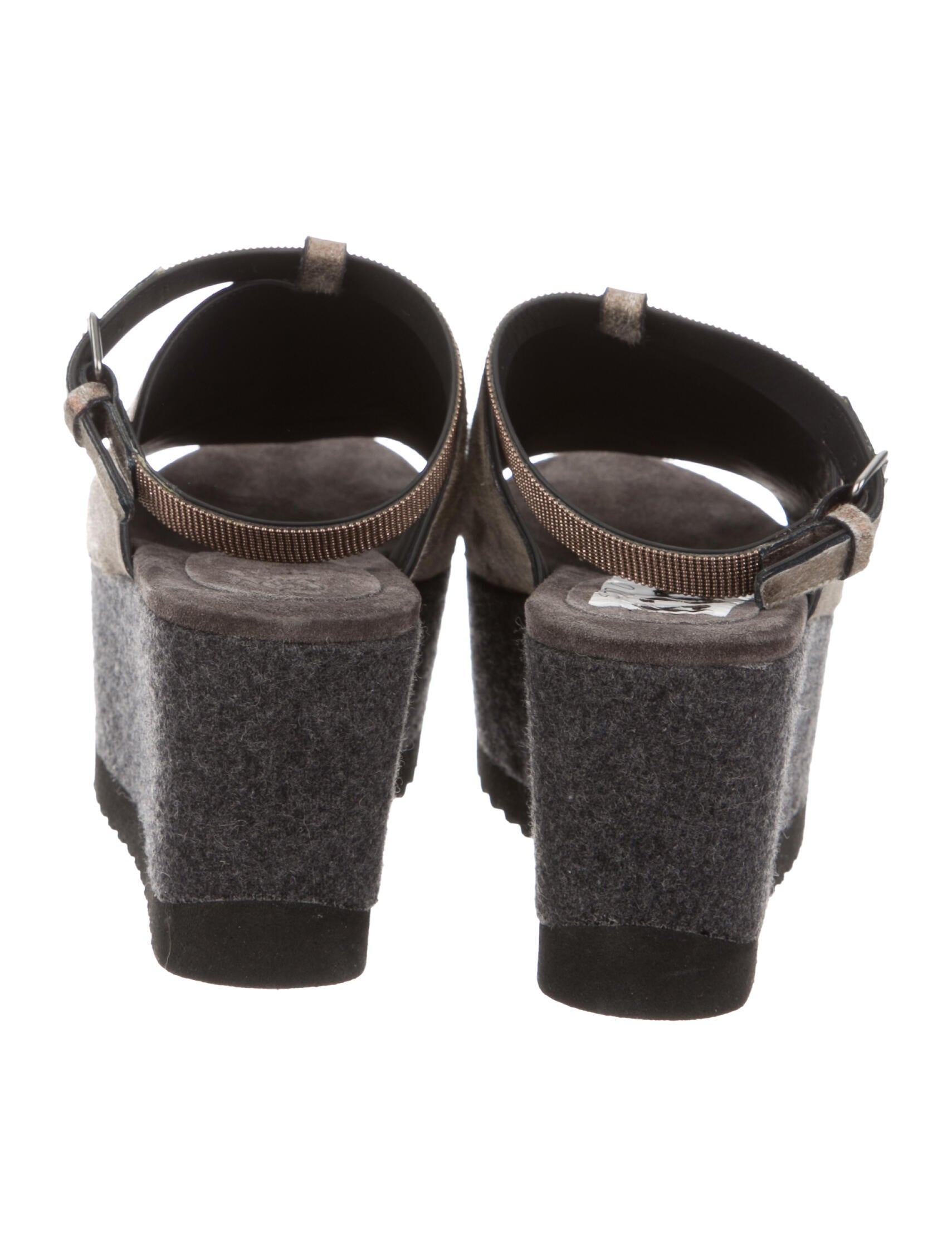 brunello cucinelli wedges