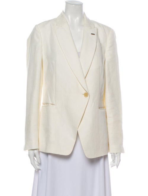 Brunello Cucinelli Linen Blazer White