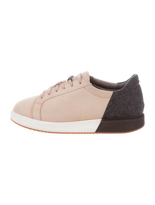 Brunello Cucinelli Suede Low-Top Sneakers Beige