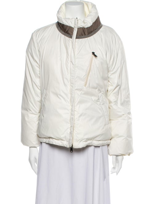 Brunello Cucinelli Leather Jacket w/ Tags White