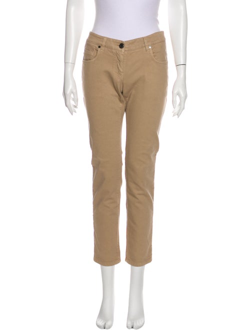 Brunello Cucinelli Mid-Rise Straight Leg Jeans