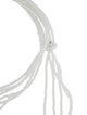 Brunello Cucinelli White Stone Choker Tie Necklace