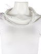 Brunello Cucinelli White Stone Choker Tie Necklace