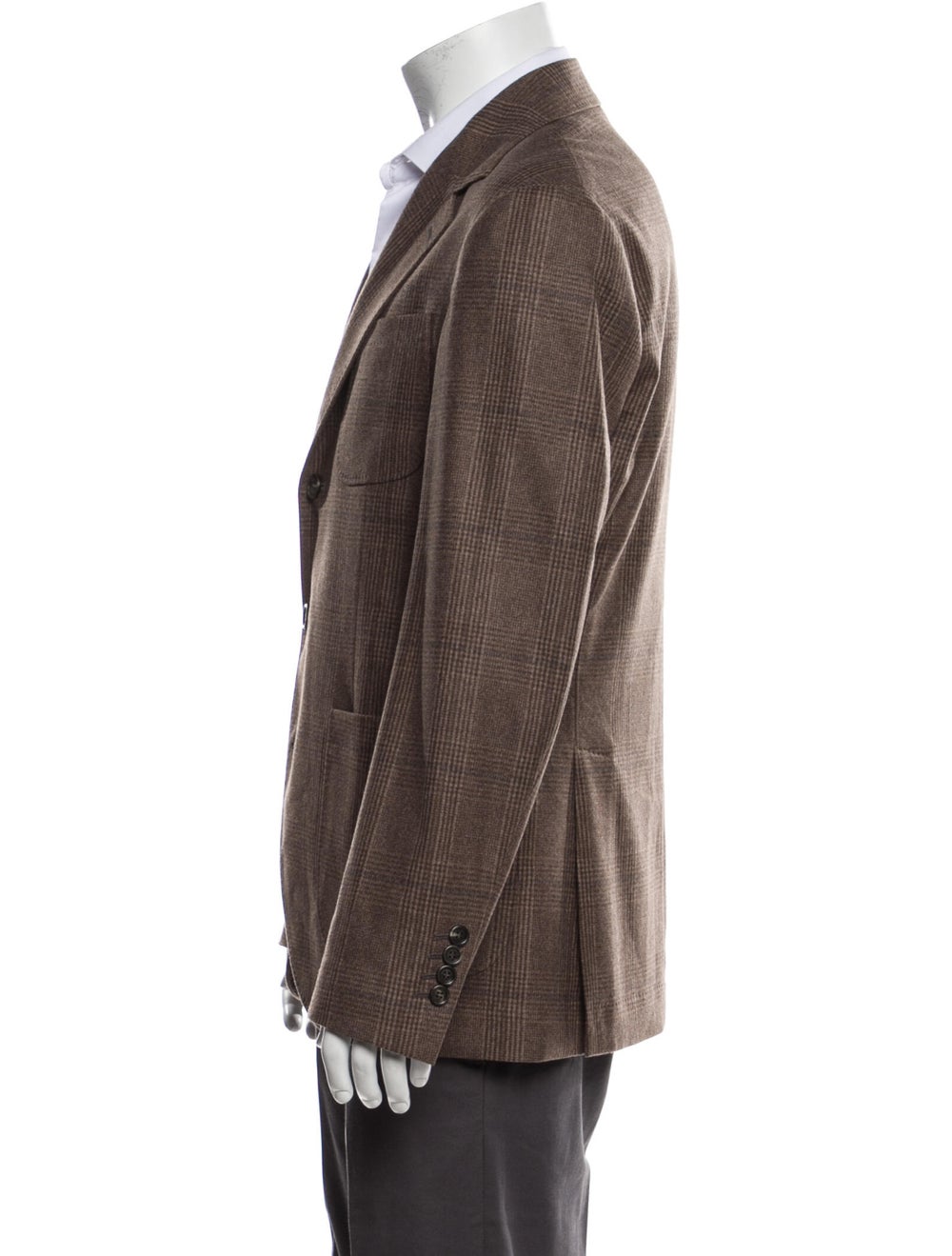 Brunello Cucinelli Plaid Print Blazer - image 2