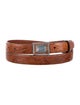 Brunello Cucinelli Skinny Alligator Belt Kit