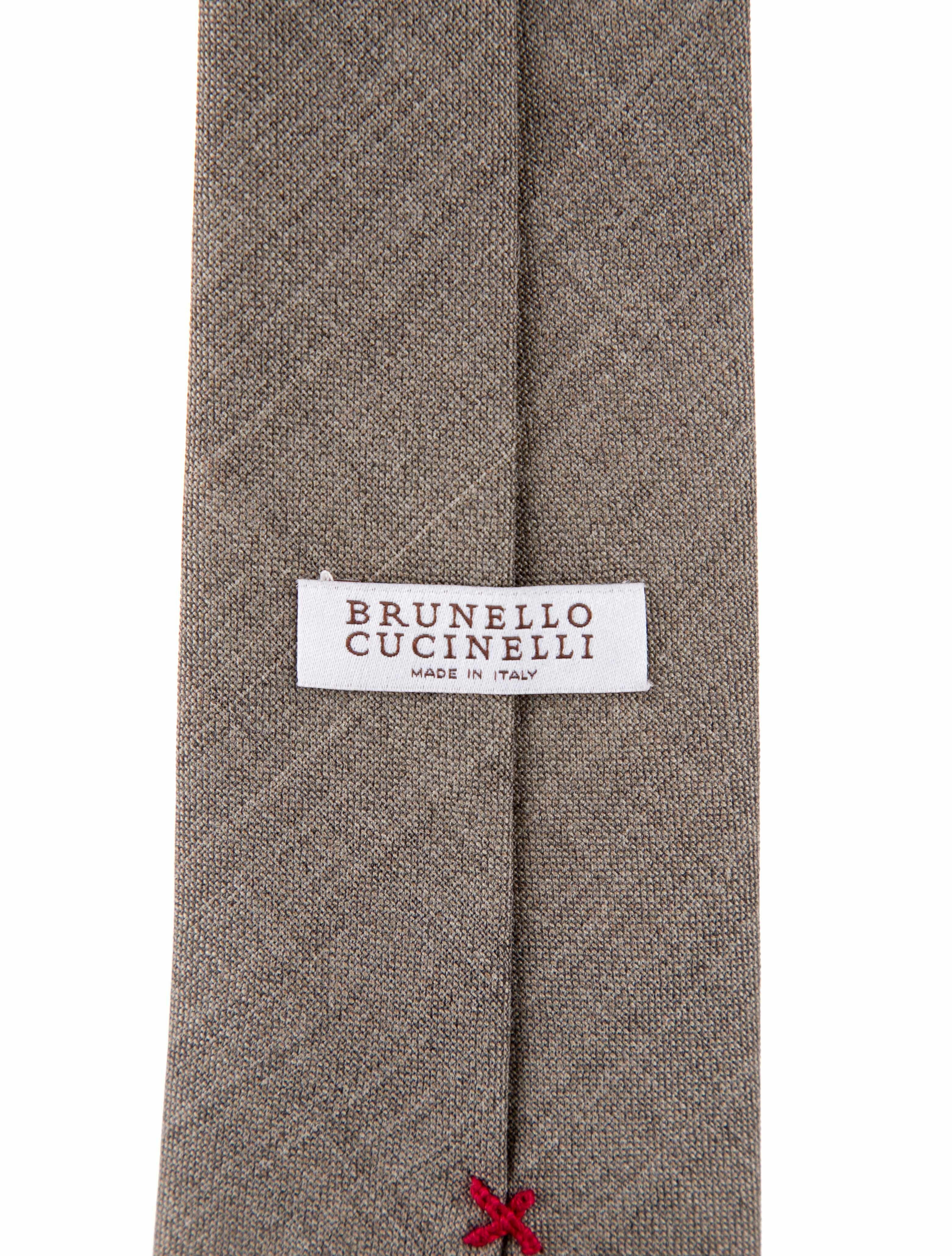 Brunello Cucinelli Solid Wool Tie