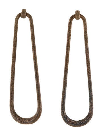Brunello Cucinelli Drop Oval Earrings