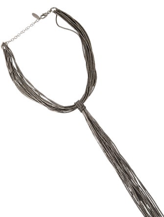 Brunello Cucinelli Tassel Lavalier Necklace