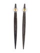 Brunello Cucinelli Long Pointed Earrings