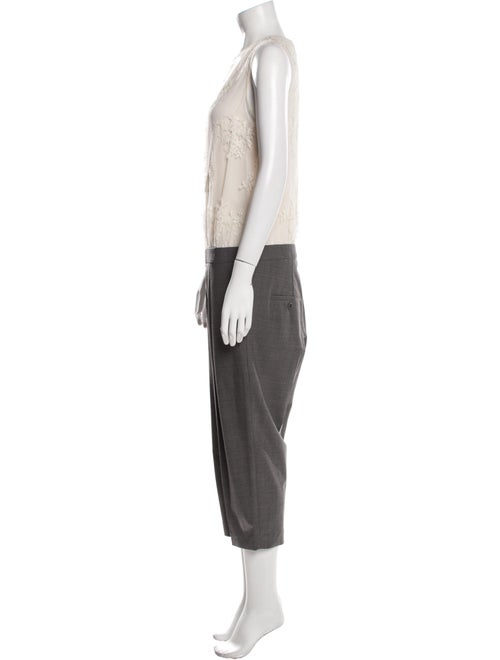 Brunello Cucinelli Colorblock Pattern Crew Neck Jumpsuit