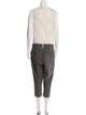 Brunello Cucinelli Colorblock Pattern Crew Neck Jumpsuit