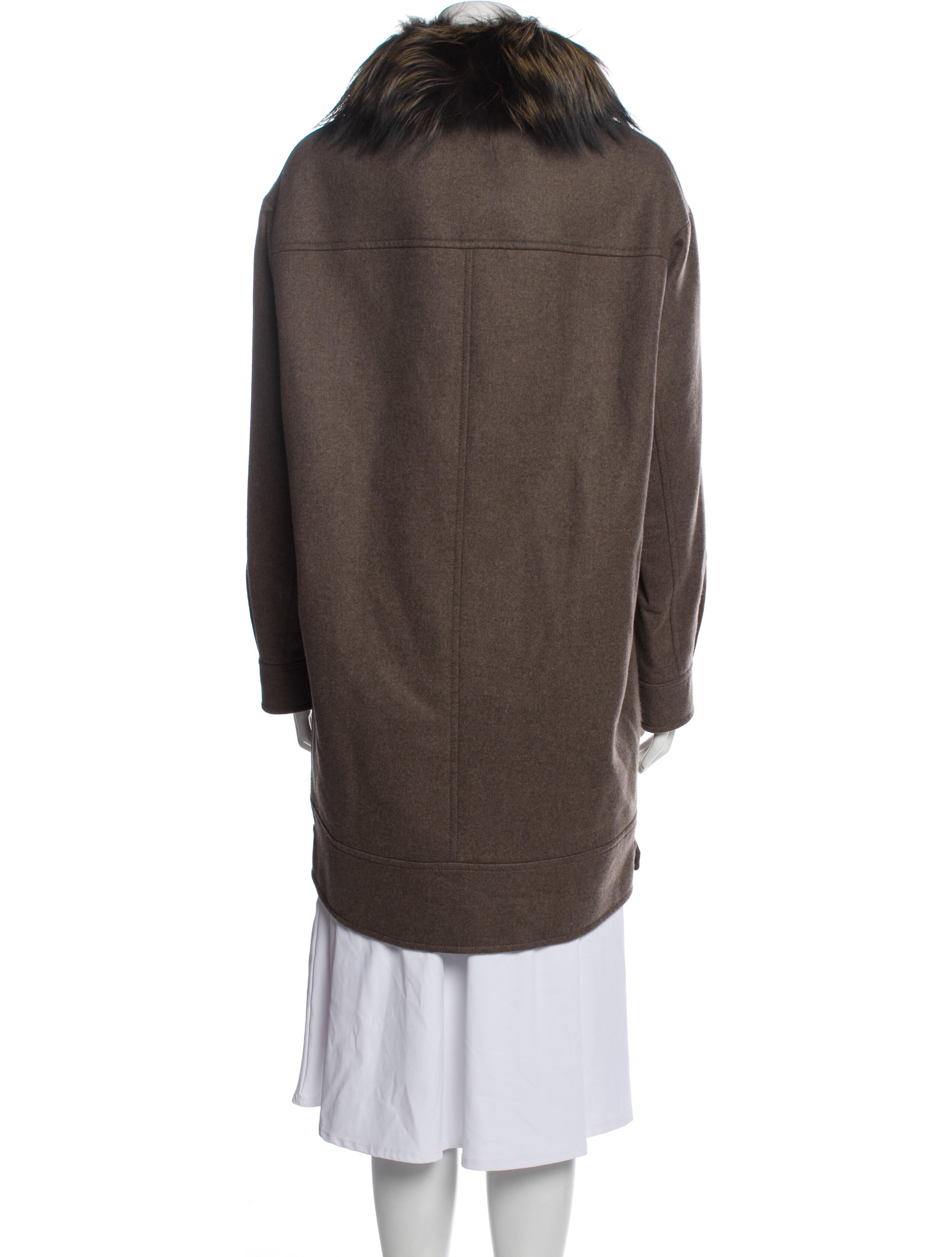 Brunello Cucinelli Cashmere Fur Coat