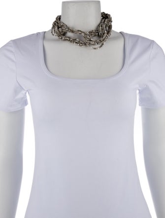 Brunello Cucinelli Jasper & Agate Multistone Bead Necklace