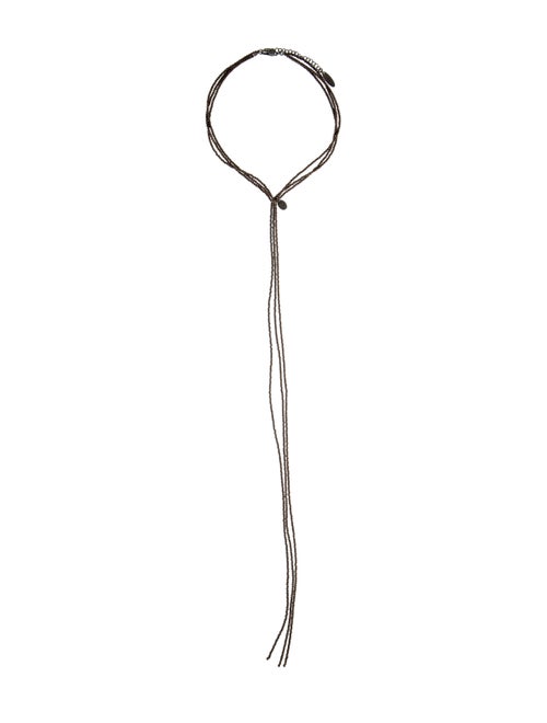 Brunello Cucinelli Beaded Lavalier Choker Necklace