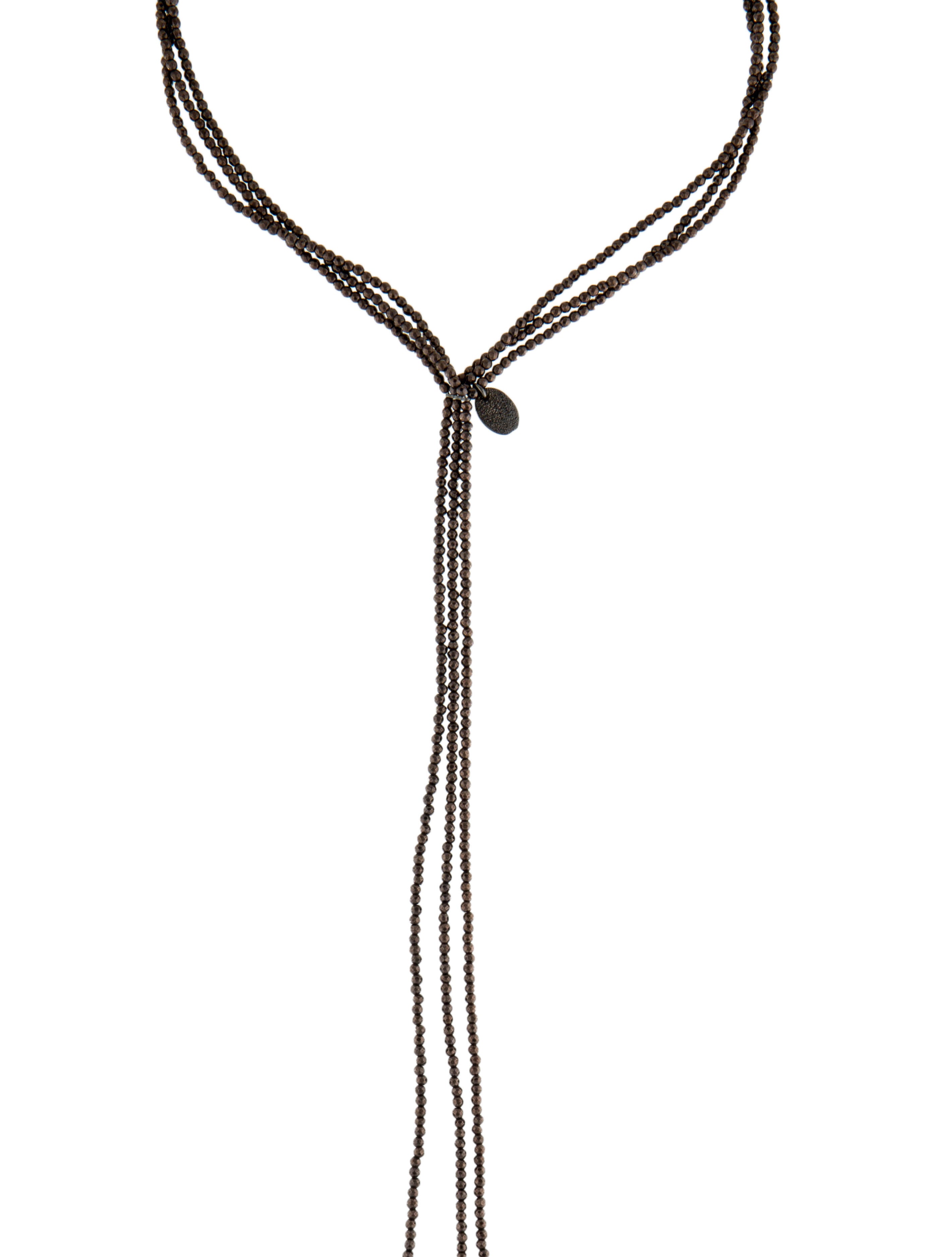 Brunello Cucinelli Beaded Lavalier Choker Necklace