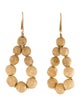 Brunello Cucinelli Textured Bead Drop Earrings