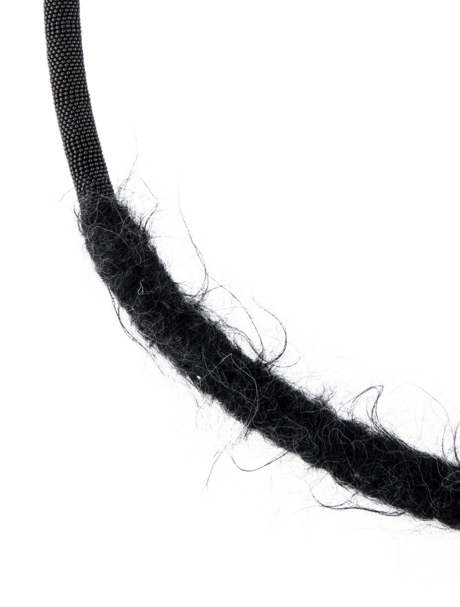 Brunello Cucinelli Monili Bead & Cashmere Loop Necklace