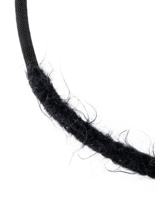 Brunello Cucinelli Monili Bead & Cashmere Loop Necklace