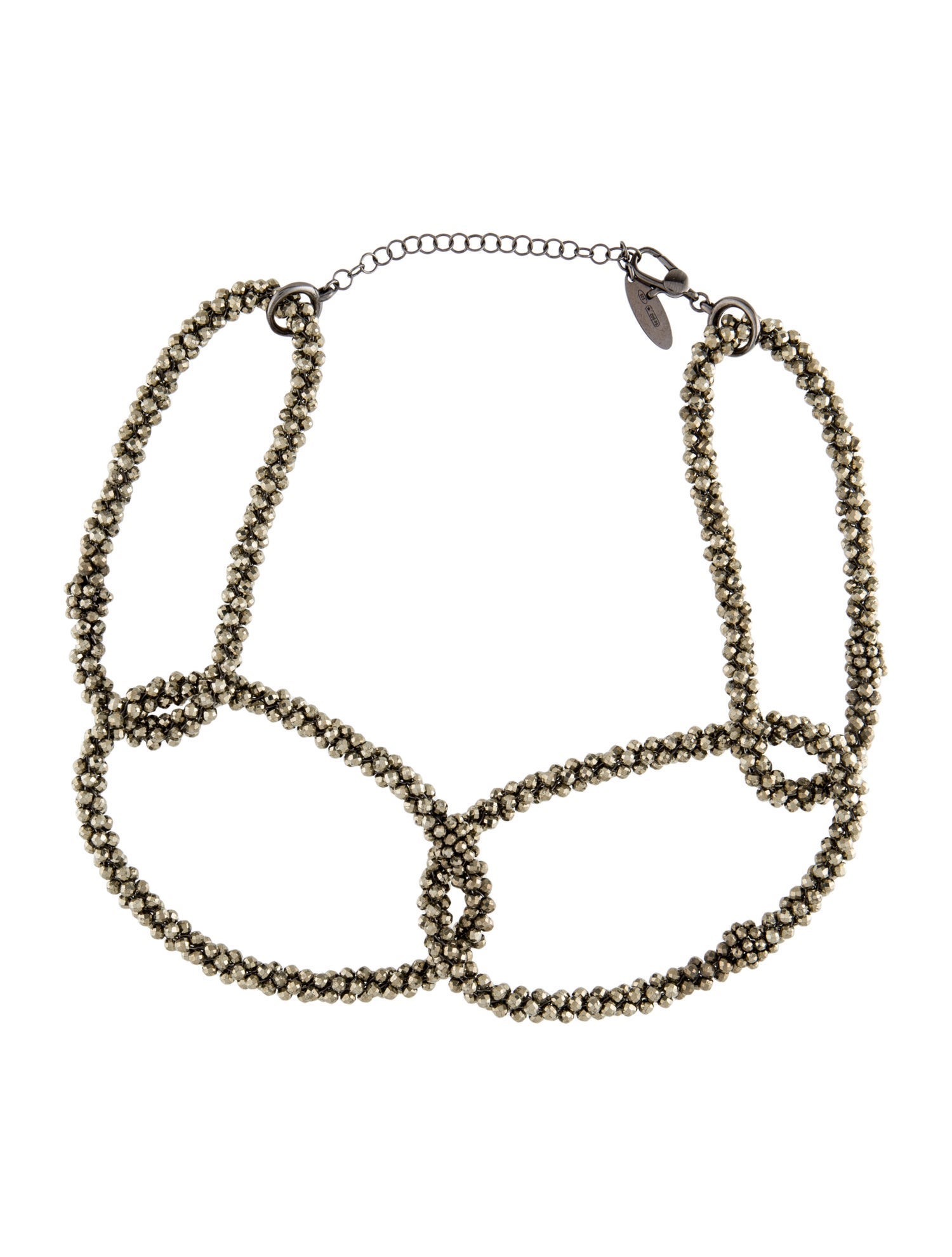 Brunello Cucinelli Monilli Beaded Link Necklace