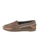 Brunello Cucinelli Leather Flat Espadrilles