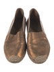 Brunello Cucinelli Leather Flat Espadrilles