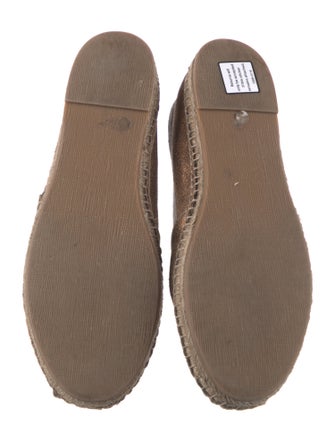 Brunello Cucinelli Leather Flat Espadrilles