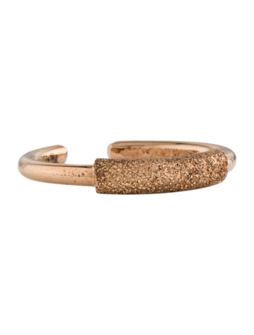 Brunello Cucinelli Band Layer-Detail Cuff Ring 4.5